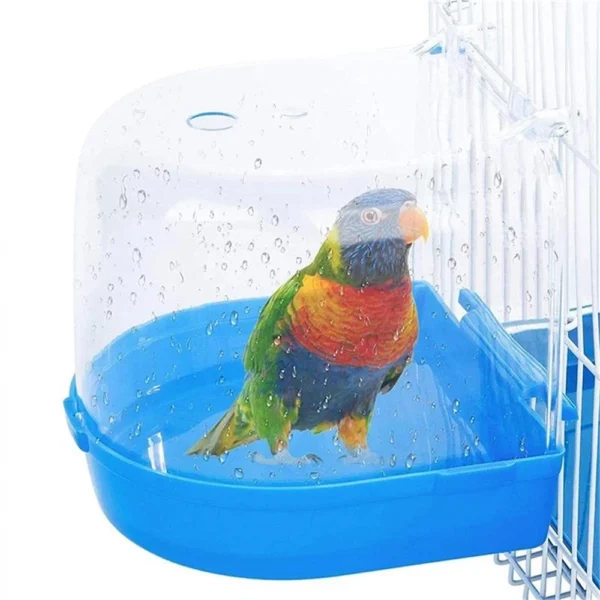 Confrontal Bird Cube de bain pour perroquets baignoire bo te de douche accessoire pour petit oiseau 1