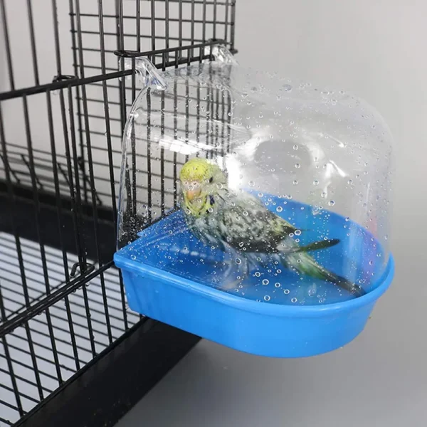 Confrontal Bird Cube de bain pour perroquets baignoire bo te de douche accessoire pour petit oiseau 2