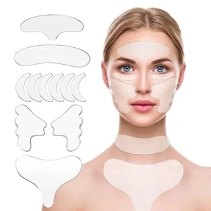 Coussretours anti-déformable en silicone réutilisable pour le visage et le cou, patch de retrait, lifting de la peau du visage, anti-âge, outils de beauté du visage