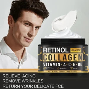 Crème anti-âge au collagène et au rétinol, hydratante pour le visage, anti-déformable, jour et nuit