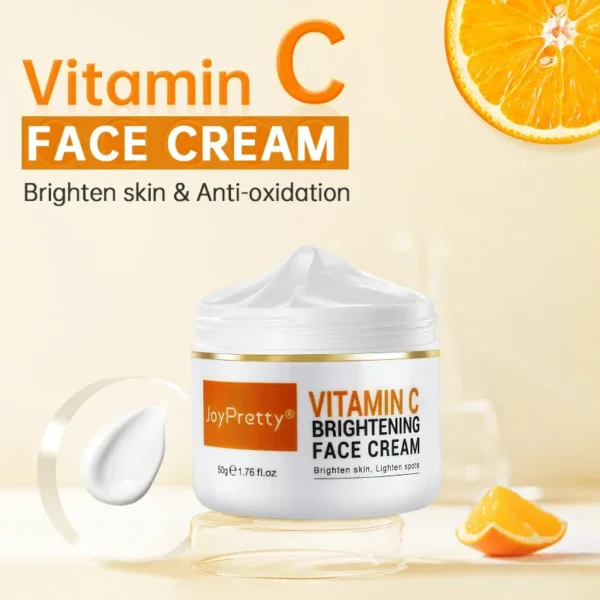 Cr me claircissante pour le visage la vitamine C hydratante molliente limination des taches fonc es 3