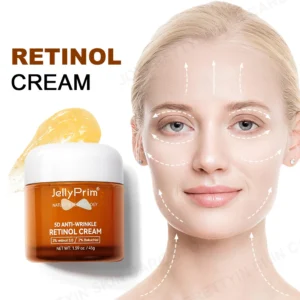 Crème visage anti-déformable au rétinol, vitamine E, lifting des lignes frontales du cou, acide hyaluronique, hydratant, soins pour la peau, 50g