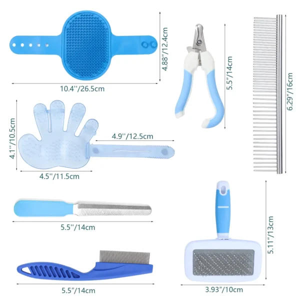 Ensemble de brosses pour petits animaux de compagnie ensemble de beaut pour lapin pluchage de beaut 1