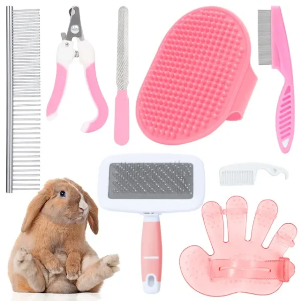 Ensemble de brosses pour petits animaux de compagnie ensemble de beaut pour lapin pluchage de