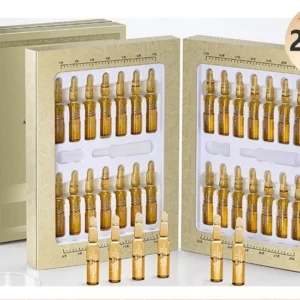 Ensembles d'ampoules qualifiée ales anti-déformables haut de gamme, sérum raffermissant au collagène, essence anti-âge à la vitamine C, acide hyaluronique, beauté et santé