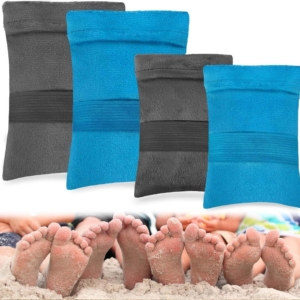 Palksky  Sand Cleaning Gloves Beach Sand Cleaning Bag Easily remove the sand stuck to your baby's body when playing in the sand