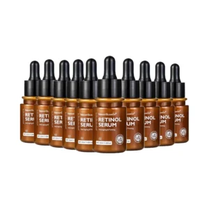 GLAMOUR-Essence qualifiée ale au rétinol, raffermit et raffermit les ridules, résiste au déformage, résiste au vieillissement et nourrit en profondeur, 10 pièces