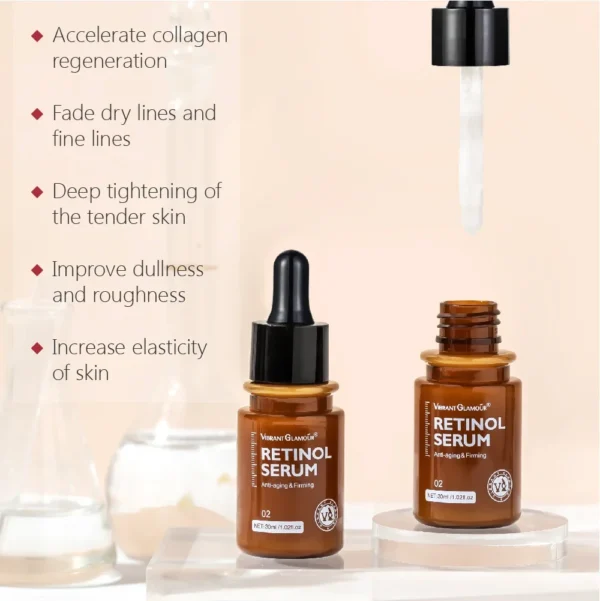 GLAMOUR Essence qualifi e ale au r tinol raffermit et raffermit les ridules r siste au 4