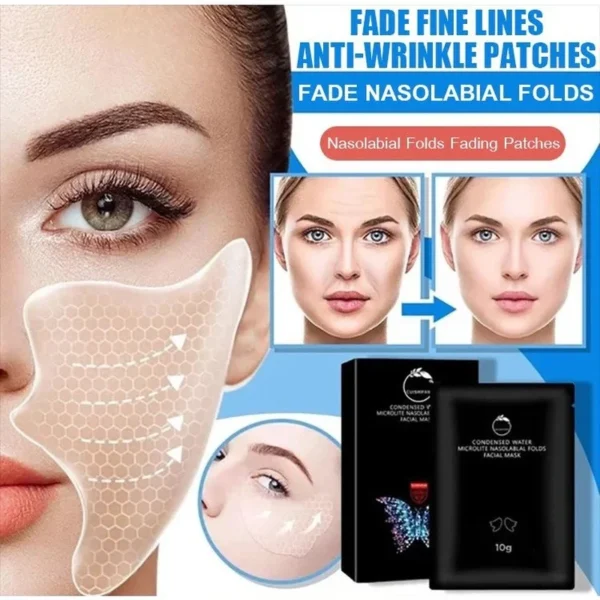 Masque facial Anti ge 30 20 10 pi ces Patch Anti rides plis nasolabiaux masque autocollant 2