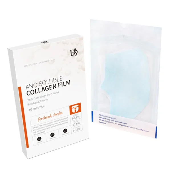 Masque facial en papier anti ge hydratant et d formable gel de film de collag ne 4