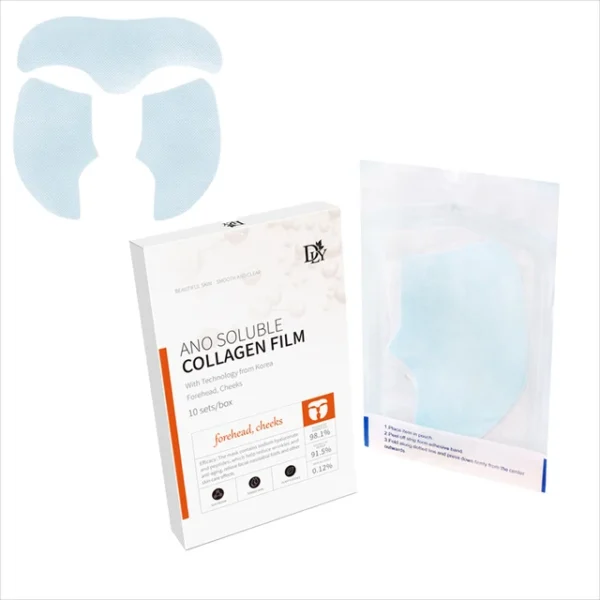 Masque facial en papier anti ge hydratant et d formable gel de film de collag