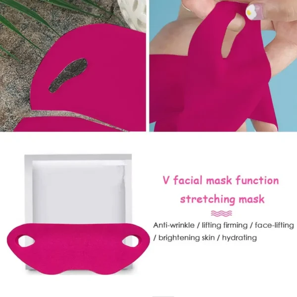 Masque lifting du visage en forme de V 1 pi ce amincissant anti vieillissement soin de 3