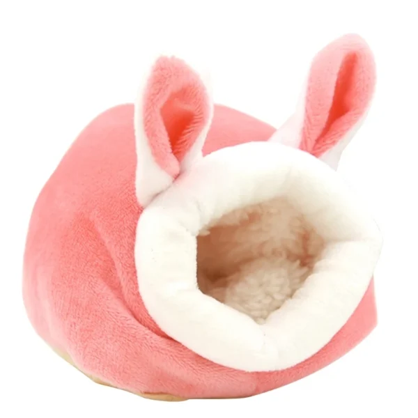 Nid de Hamster cochon d inde petit Animal lit de couchage d hiver chaud en peluche 3