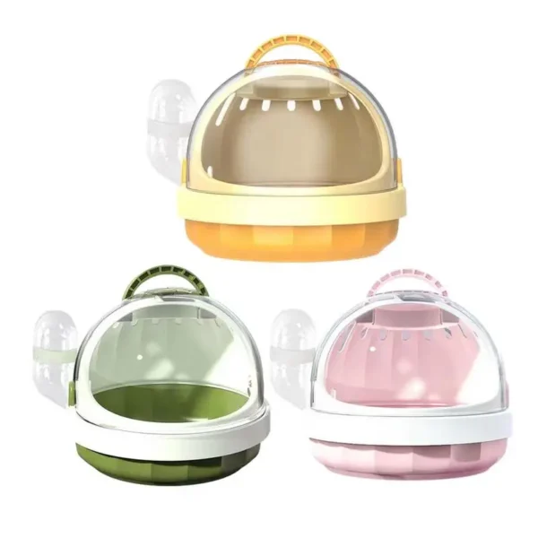 Sac portable pour petits animaux de compagnie avec mangeoire eau tui de voyage pour hamster overd 1