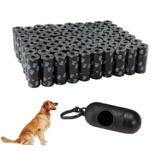 Sacs à crottes de chien avec conception de point d'installation, cuillère à soupe extérieure, sac à déchets pour animaux de compagnie à la maison, outils de ramassage propres, fournitures pour animaux de compagnie, accessoires, 40 rouleaux