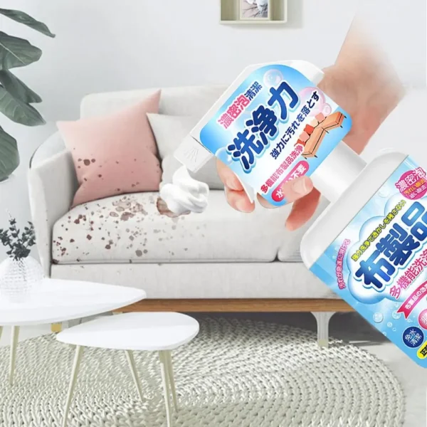 1PC Effective Fabric Sofa Cleaner Foam Easily Remove Stubborn Stains House Cleaning Dry Water free Cloth 9