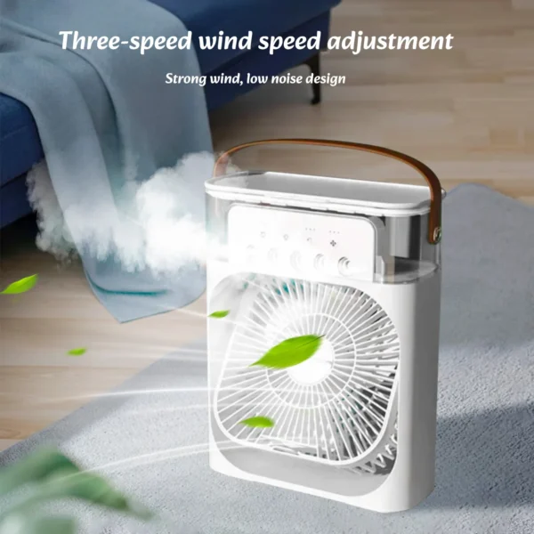 3 In 1 Fan AIr Conditioner Household Small Air Cooler LED Night Lights Humidifier Air Adjustment 2