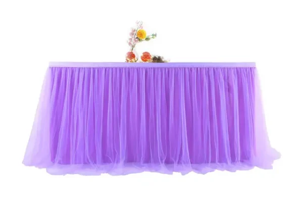 4FT 6FT 9FT Blue Tulle Table Skirt Wedding Party Tutu Tableware Cloth Baby Shower Gender Reveal.jpg 640x640 101