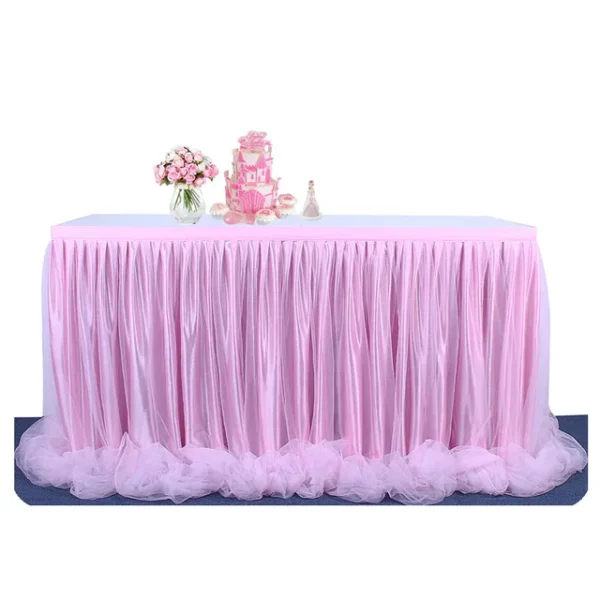 4FT 6FT 9FT Blue Tulle Table Skirt Wedding Party Tutu Tableware Cloth Baby Shower Gender Reveal.jpg 640x640 116