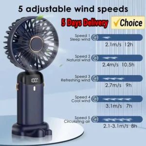 Electric Fan Portable Air Conditioner Mini Cooler Rechargeable Neck Fans for Home Free Shipping Hand Usb Conditioning Blades