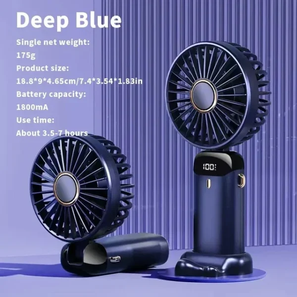 Electric Fan Portable Air Conditioner Mini Cooler Rechargeable Neck Fans for Home Free Shipping Hand Usb.jpg 640x640 3